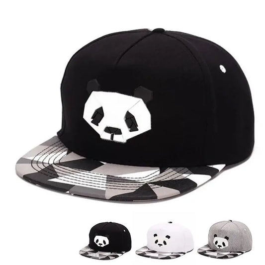 Fashion Spring Summer Lovers Baseball Cap Ms Cute Panda Rubber Snapback Hats