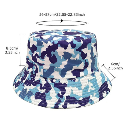 New Fashion Camouflage Bucket Hats Mountaineering Fisherman Hat