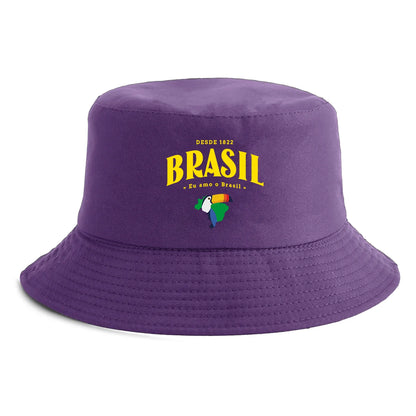 Unisex Brasil Map Toucan Print Bucket Hat