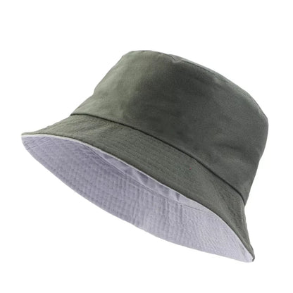New Unisex Solid Foldable Bucket Hat Outdoor Sunscreen Hat Panama Bob Hip Hop Caps
