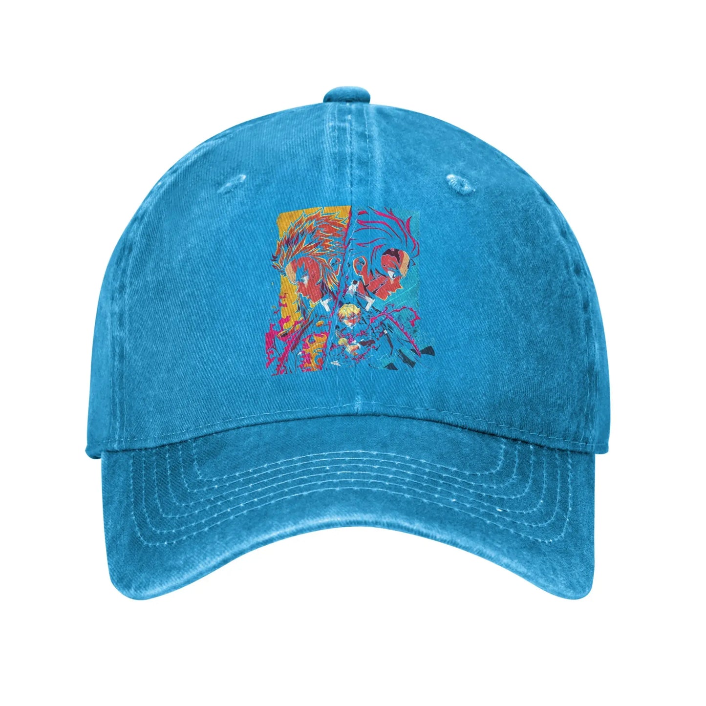 Pure Color Dad Hats Kimetsu No Yaiba Baseball Caps Demon Slayer