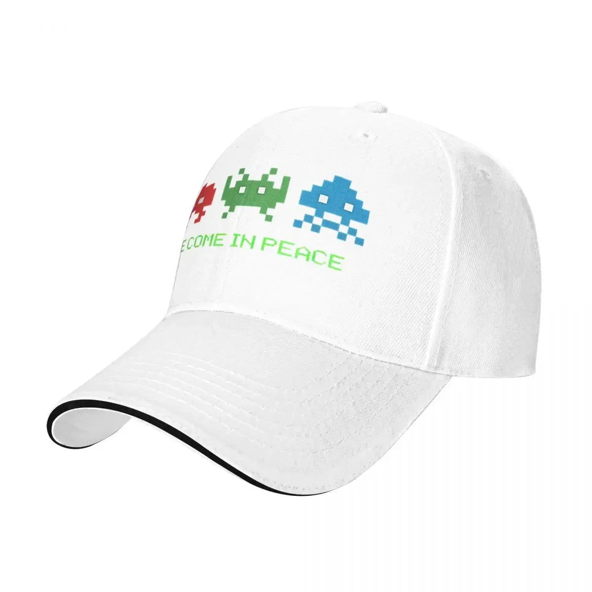 New Space Invaders Shooting Video Game We Come In Peace Durable Baseball Hat