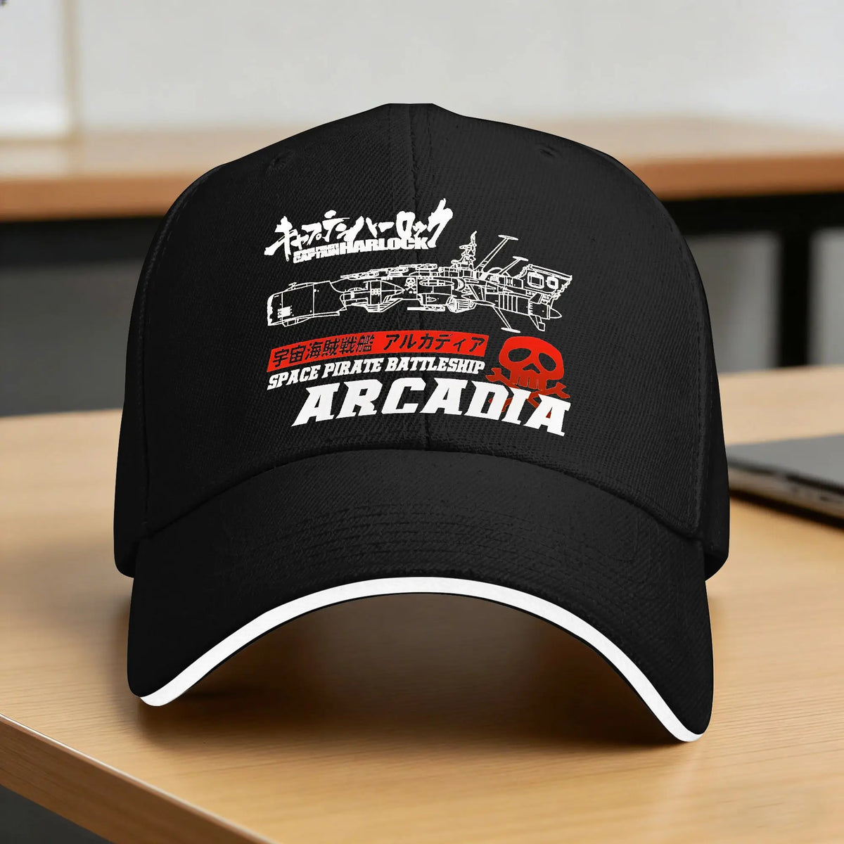 Battleship Arcadia Casual Baseball Cap Captain Harlock