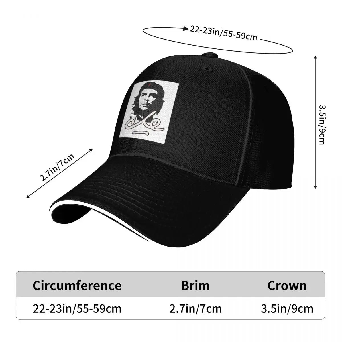 Retro Che Guevara Cap Fashion Casual Baseball Caps