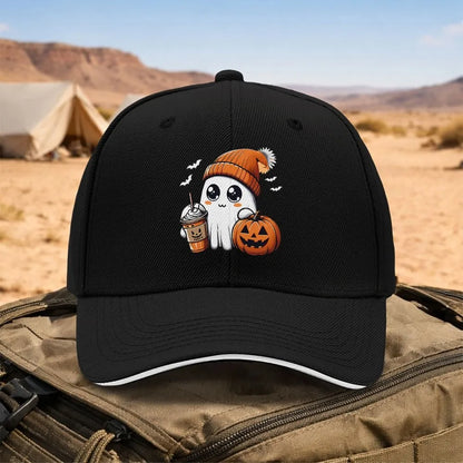 Pumpkin Spice Print Adjustable Baseball Cap