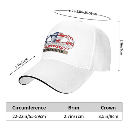 Airborne Paratrooper Jump Wings Baseball Cap