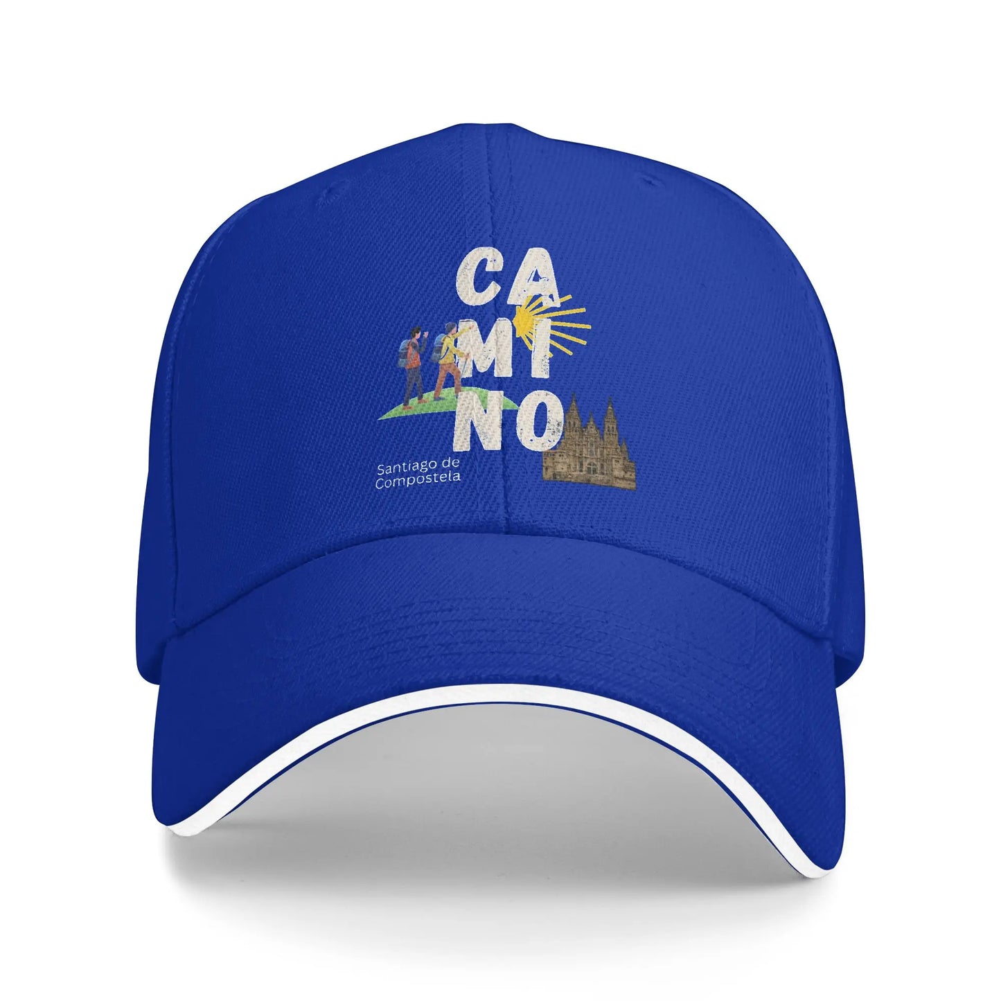 Camino De Santiago De Compostela Pilgrim Sandwich Hats Adult Baseball Cap