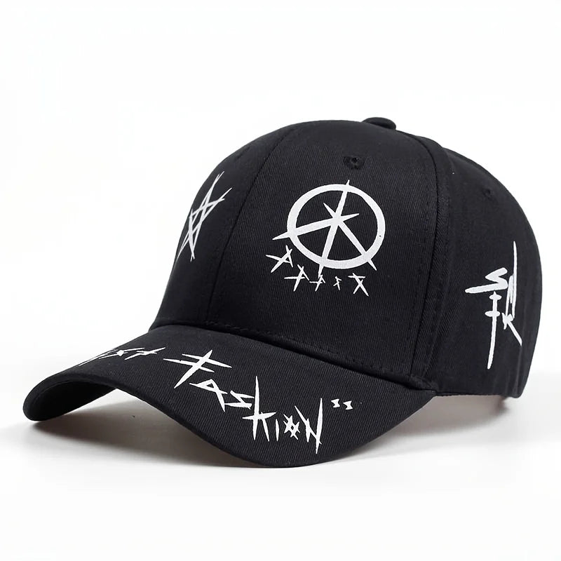 Unisex Letter Pattern Printing Baseball Caps Spring Autumn