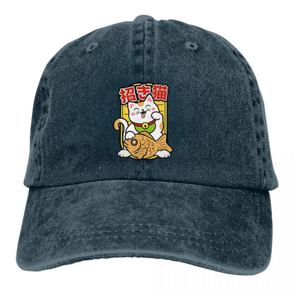 Maneki Neko Taiyaki Baseball Cap
