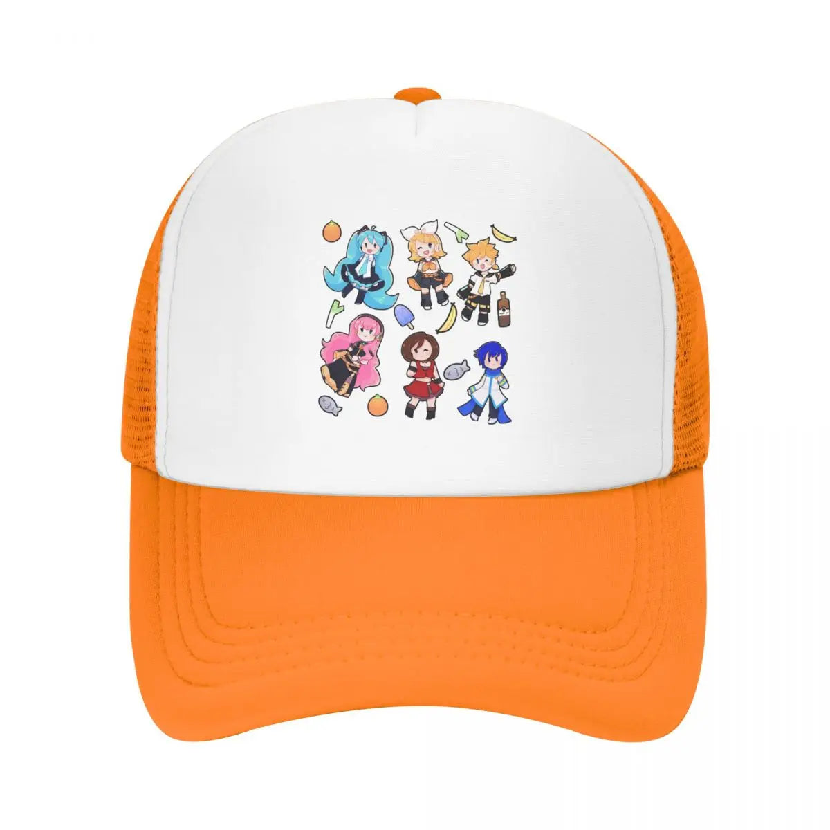 Vocaloid Chibi Chaos! Miku Cap Fashion Mesh Baseball Caps
