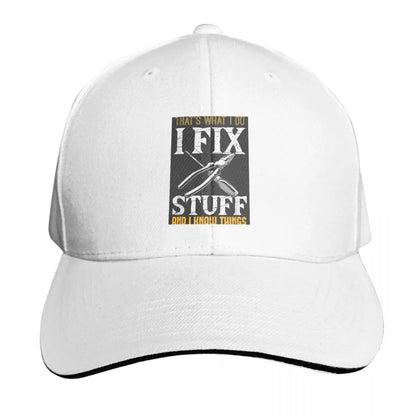 That's What I Do I Fix Stuff And I Know Things Cap Fashion Casual Baseball Caps