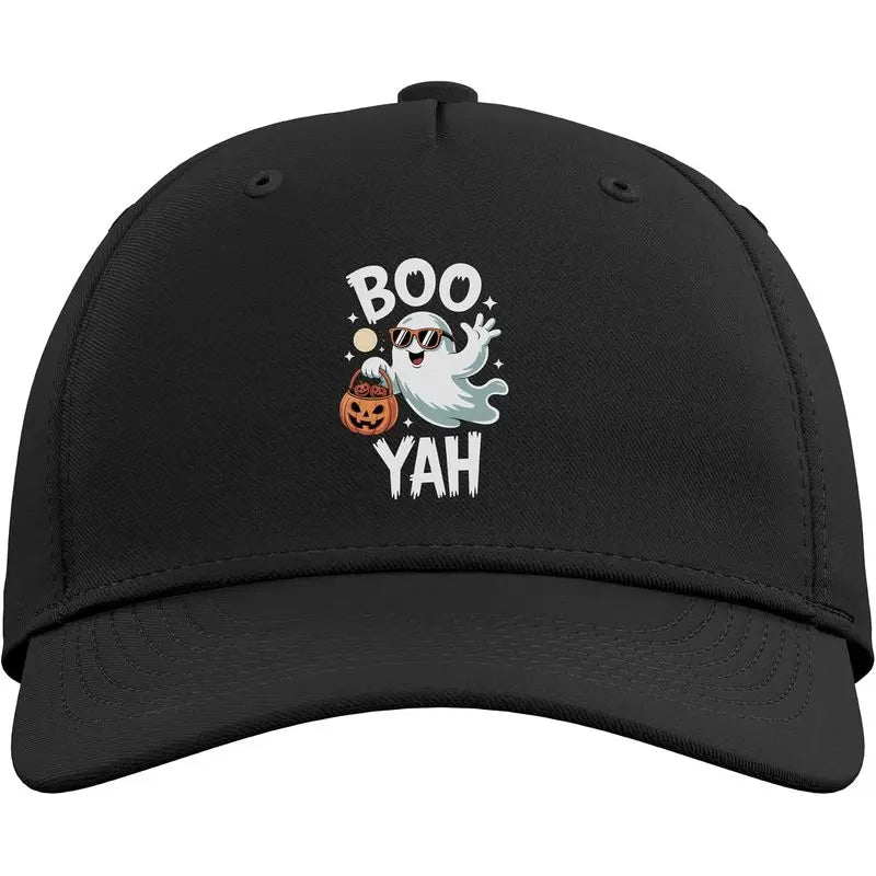 Boo Yah Halloween Ghost Fun Adjustable Baseball Hat