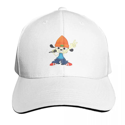 Parappa The Rapper Patchc Cartoon Game Cap Fashion Casual Baseball Caps