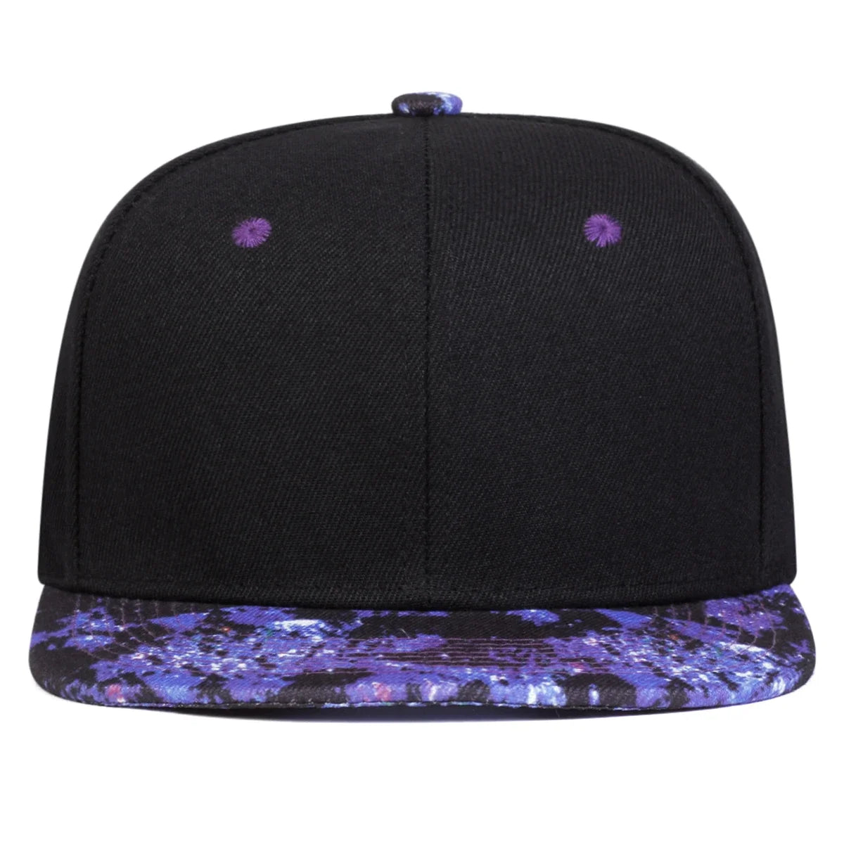 Unisex Purple Starry Sky Printing Hip-hop Hats Fashion Outdoor