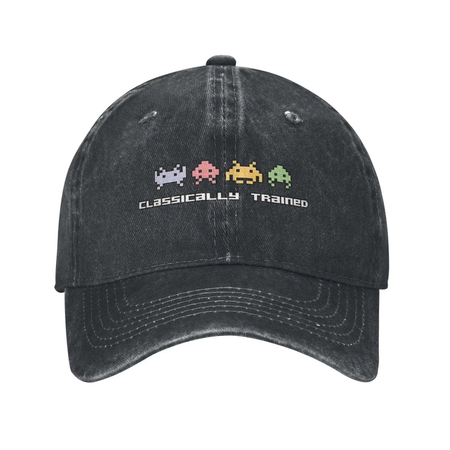 Classically Trained Space Invaders Baseball Caps