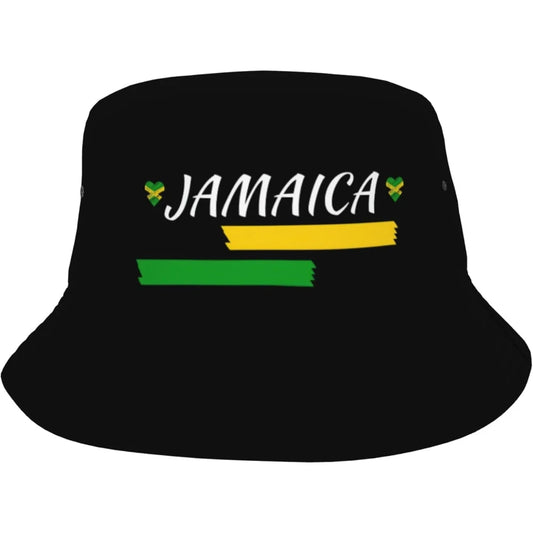 Jamaica Flag Fashion Retro Bucket Hat for Men Women