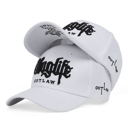 2025 Fashion Fastball CAP Thug Life Embroidery Hip Hop Baseball Cap Snapback Hat