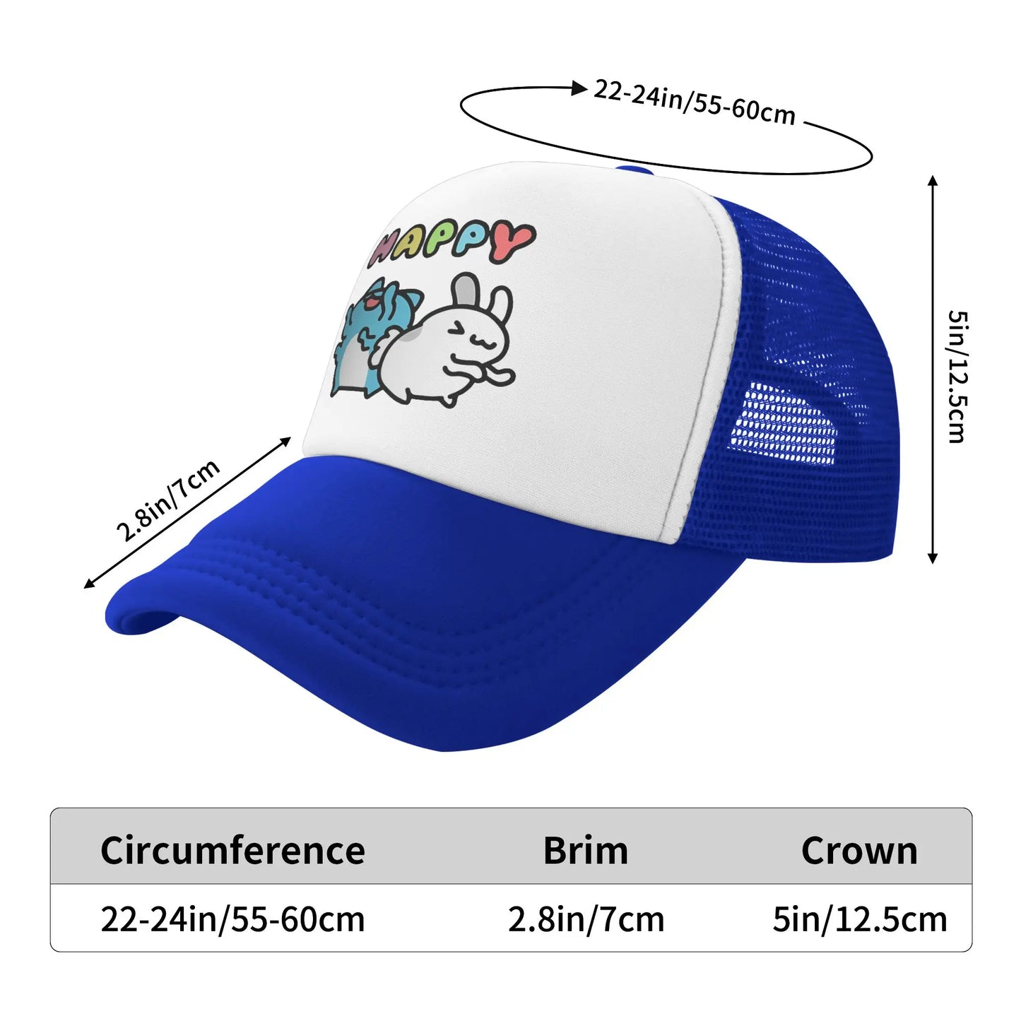 Cat Bug And Rabbit Bugcat Capoo Mesh Baseball Cap