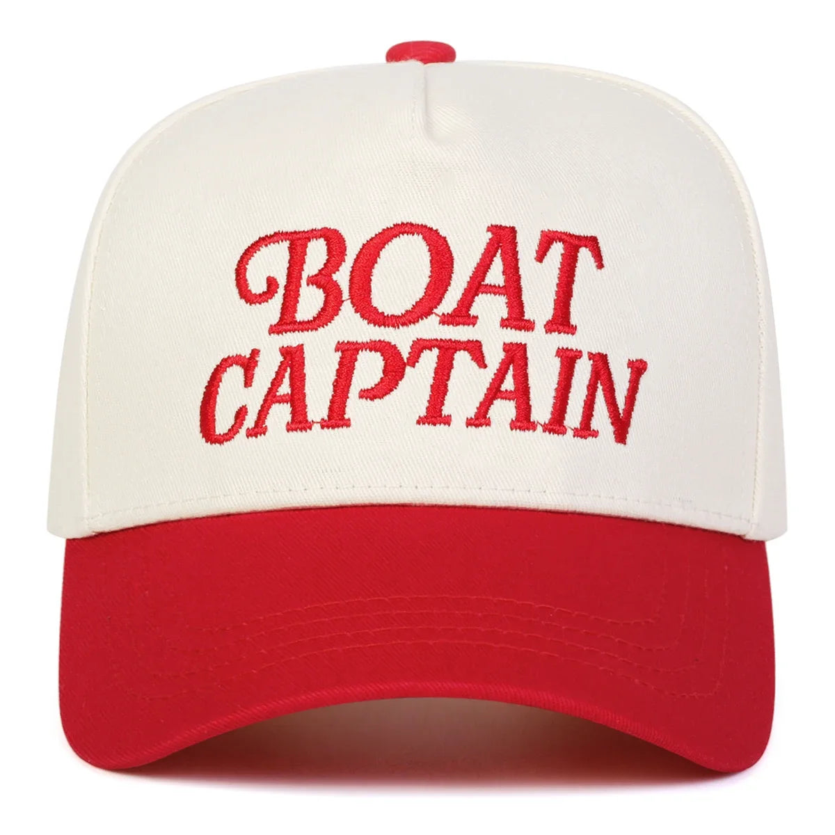 BOAT CAPTAIN Letter Embroidery Baseball Caps