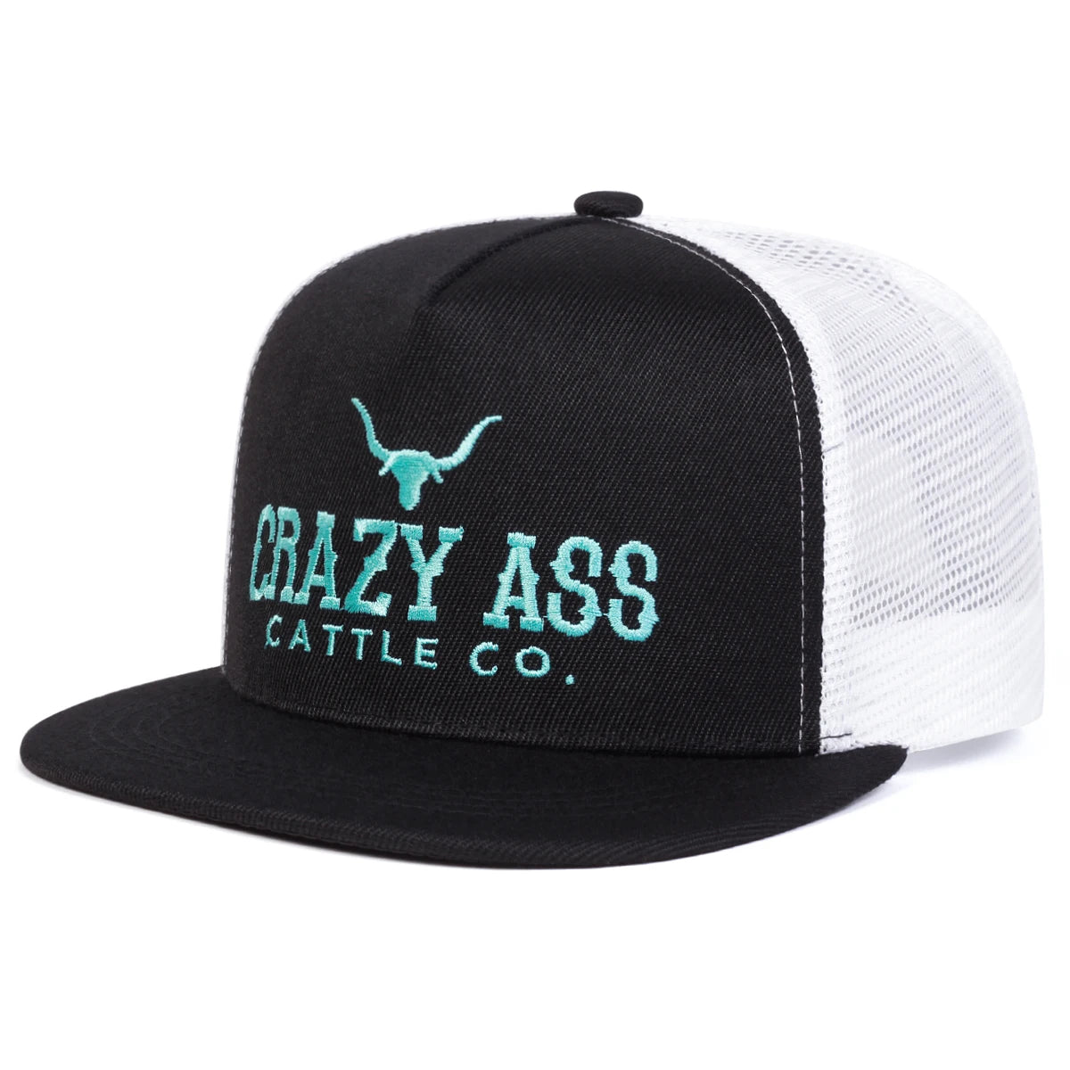 Unisex CRAZY ASS CATTLE CO Embroidery Hip-hop Hats Snapback Caps