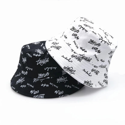 Double-sided Bucket Hat For Men Women Summer Unisex Fashion Cap