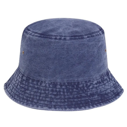 Unisex Solid Color Personality Bucket Hats Fishermen Caps