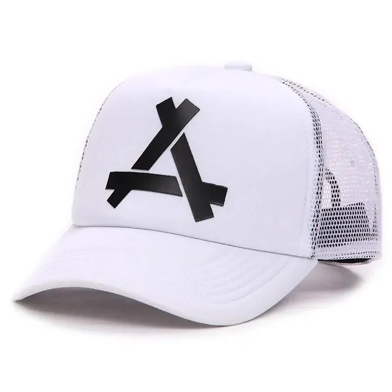 New Unisex A- Letter Printing Baseball Net Caps Hip Hop Cap Spring And Summer