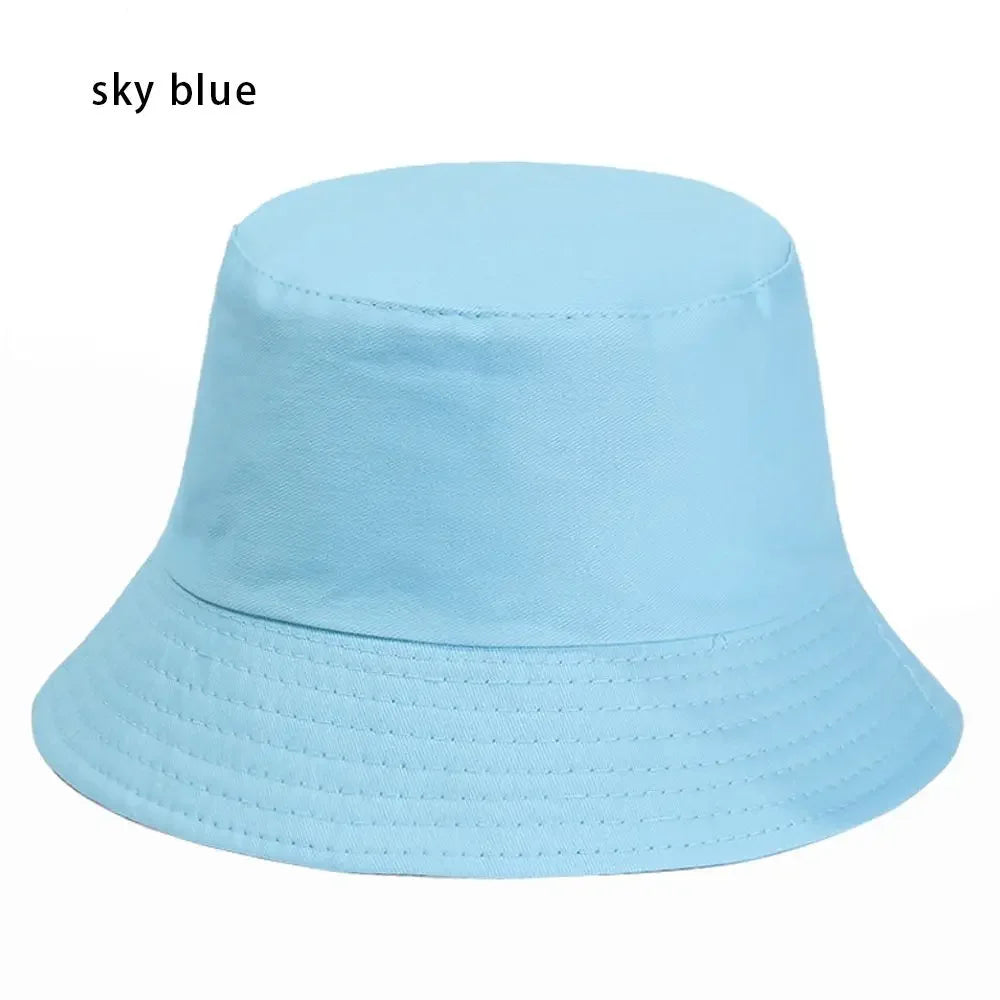 Spring Summer Panama Hat Anti-UV Foldable Bucket Hat Fisherman Cap