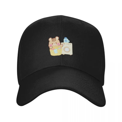 New Cute Kawaii Chipmunk Laundry Day Baseball Cap