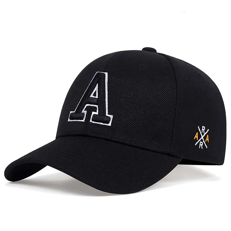 A Letter Side AR Embroidered Baseball Hat