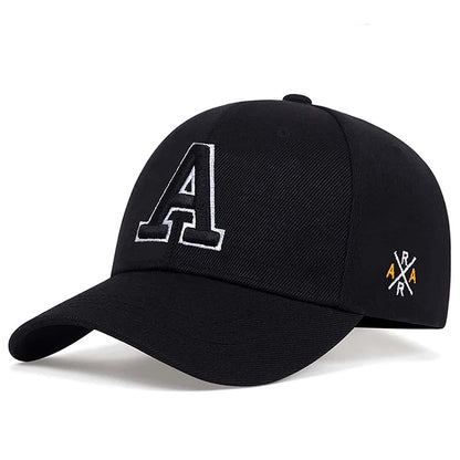 A Letter Side AR Embroidered Baseball Hat