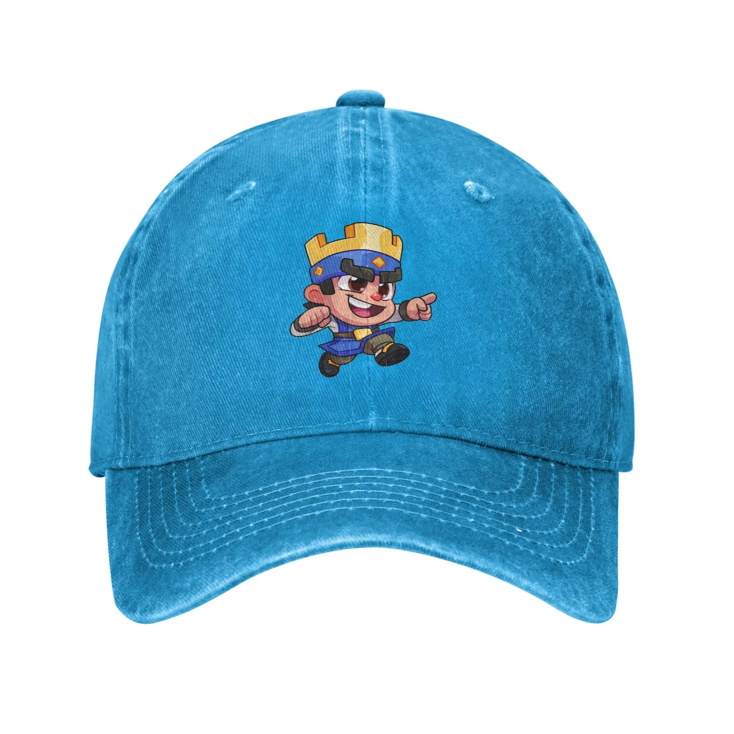 Washed Baseball Cap Gamer Clashes Royaleds Fans Summer For Women Men