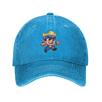Washed Baseball Cap Gamer Clashes Royaleds Fans Summer For Women Men