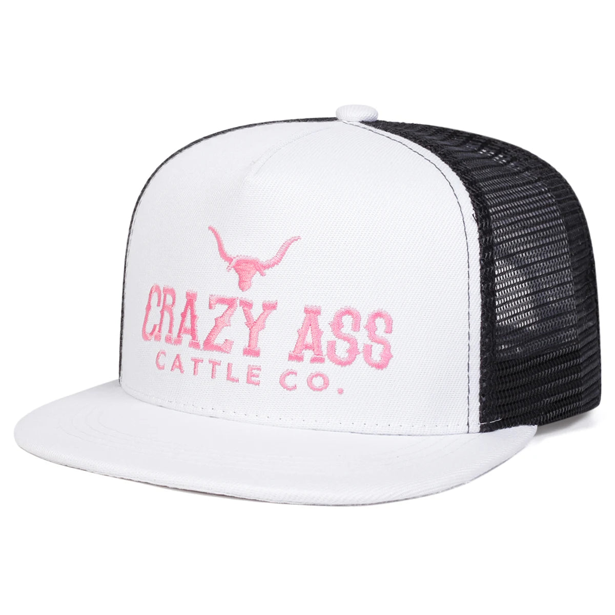 Unisex CRAZY ASS CATTLE CO Embroidery Hip-hop Hats Snapback Caps