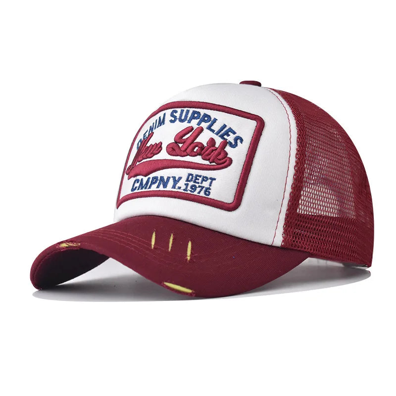Unisex NEW YORK CMPNY Embroidery Street Baseball Cap