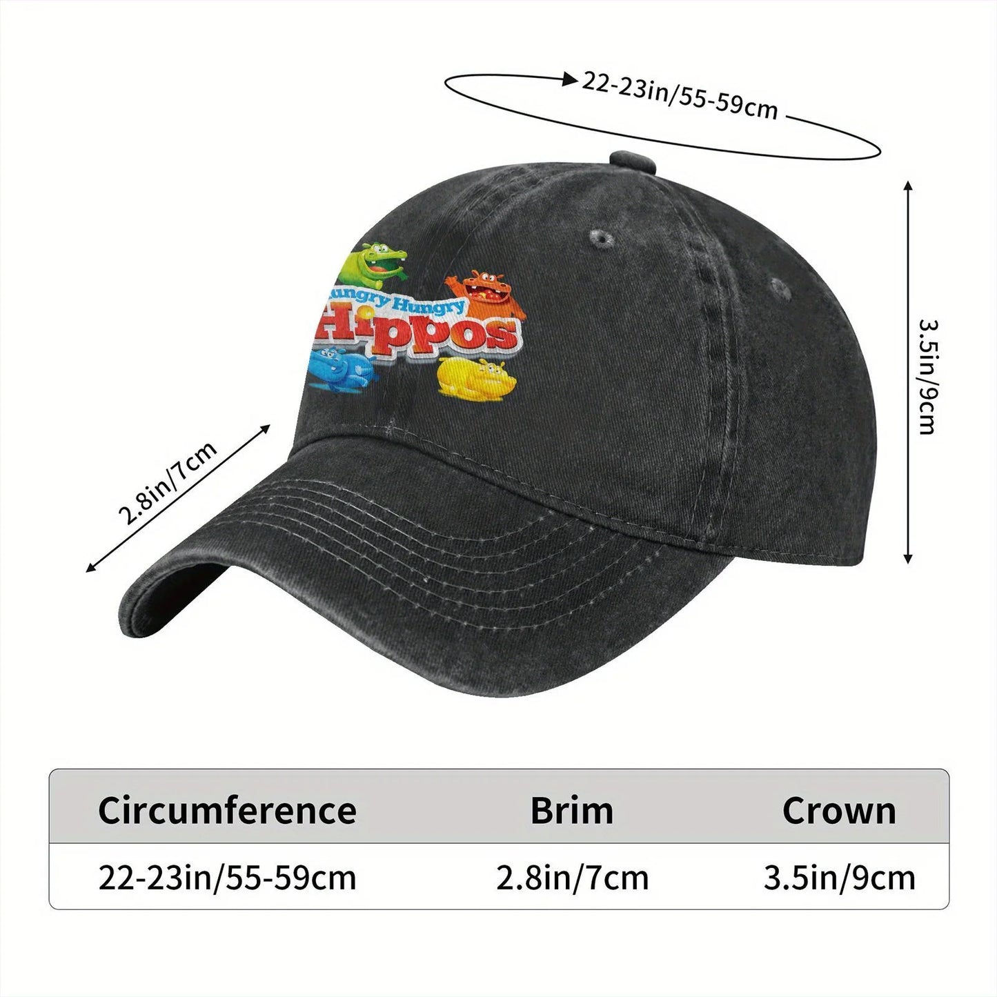 Hungry Veggie Retro Trucker Hat - Baseball Cap with Geometric Pattern