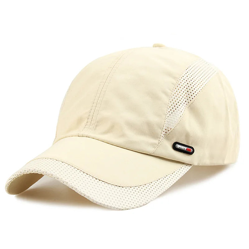 Summer Brand For Men Sports Running Sweat Baseball Cap