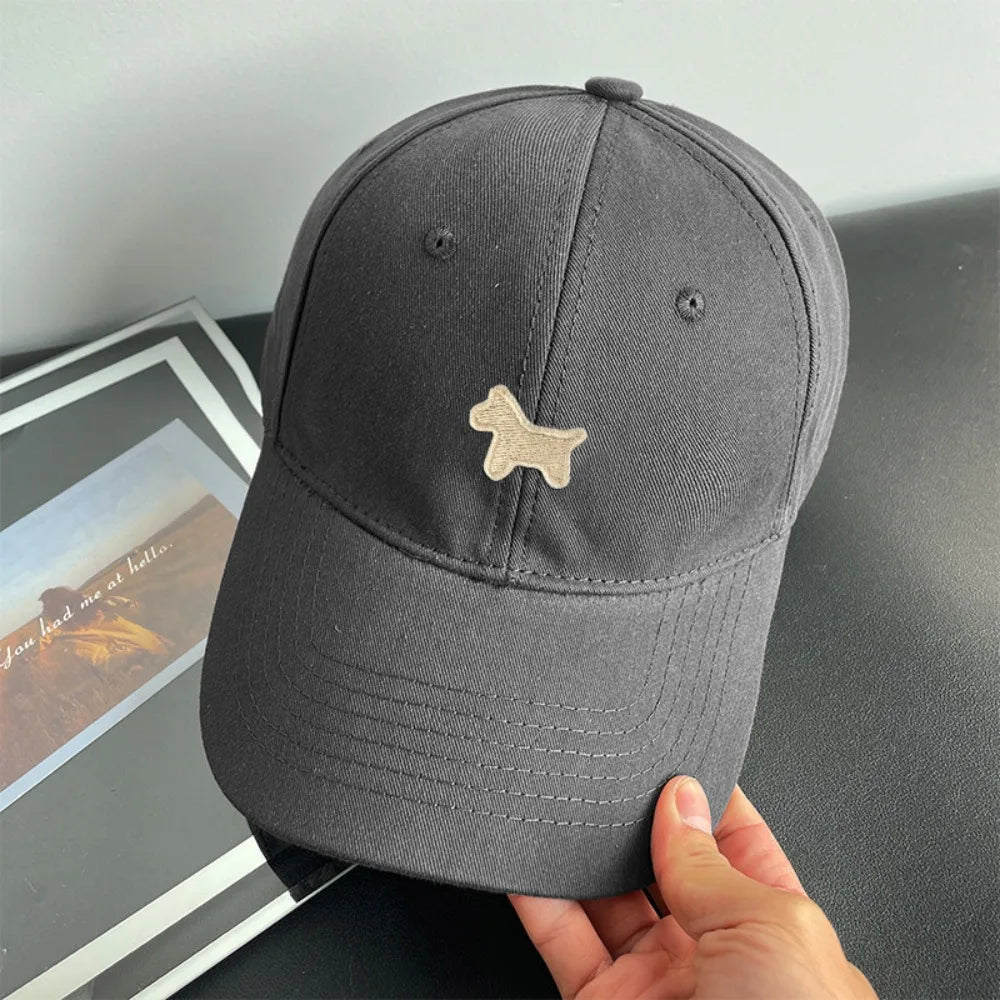 Casual Creative Pony Embroidered Baseball Cap Sunscreen Horse Cartoon