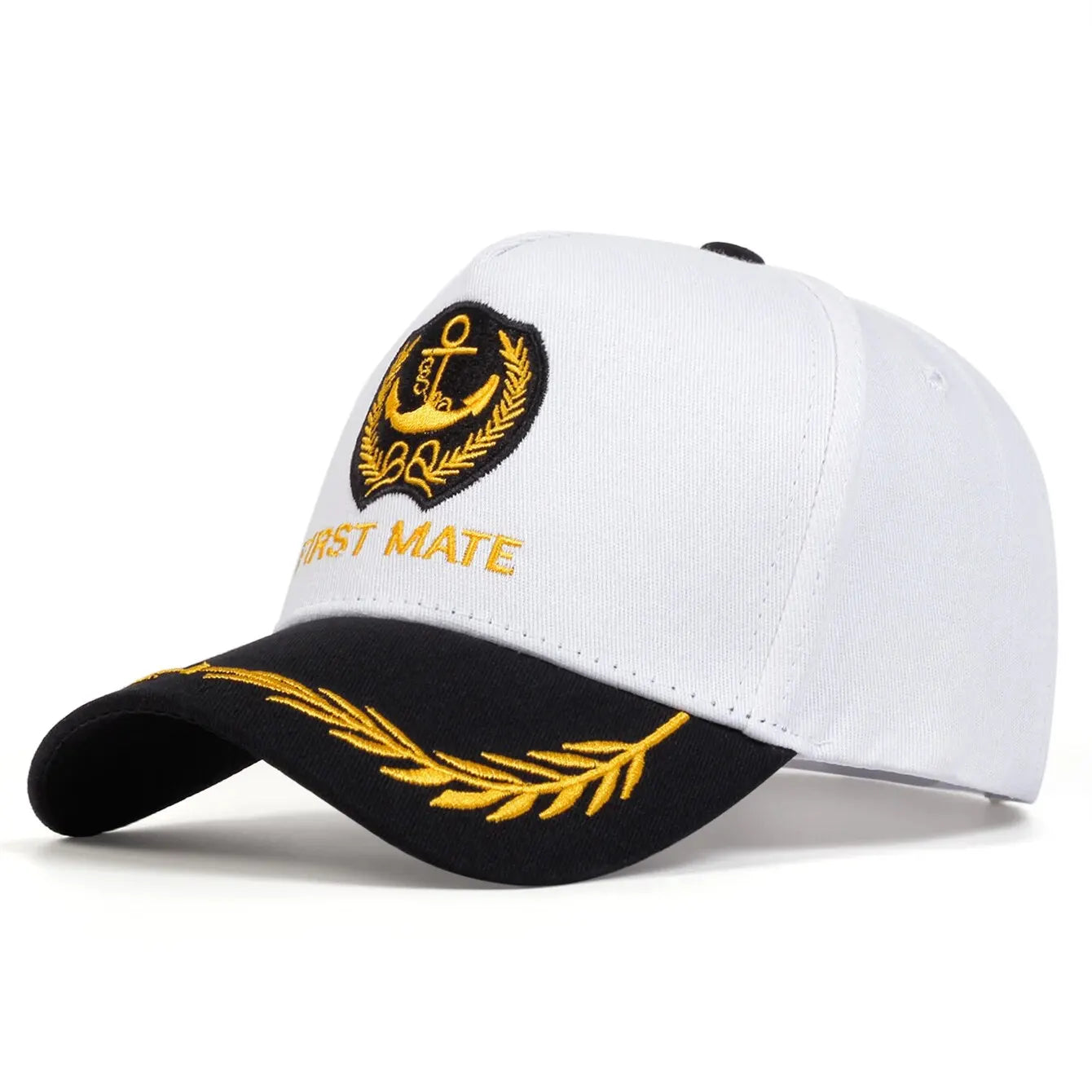 Unisex CAPTAIN/FIRST MATE Letter Embroidery Baseball Caps