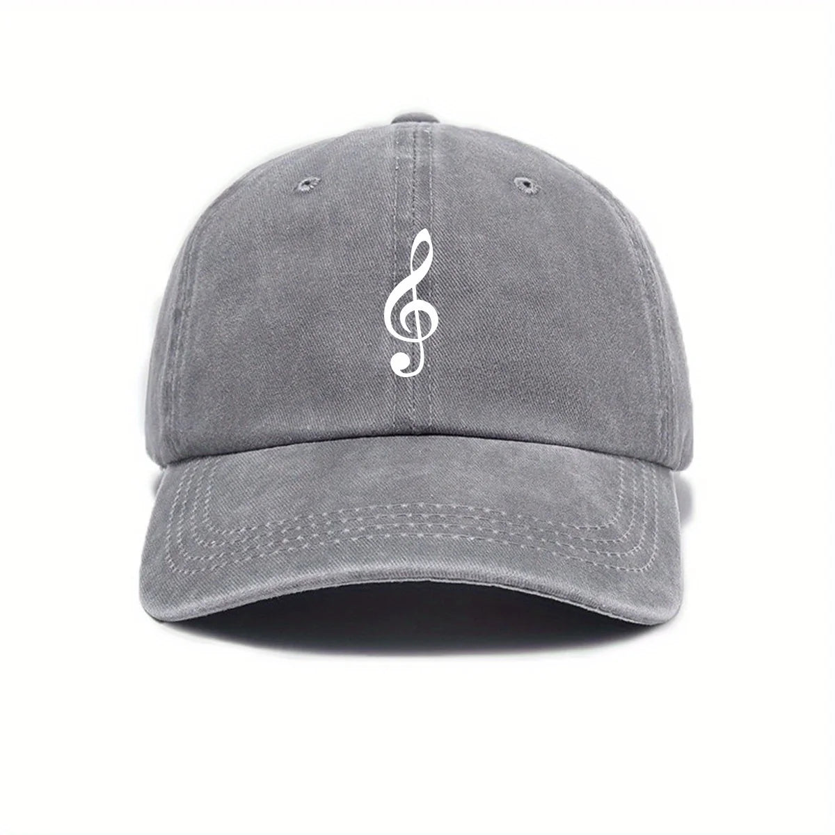 Music Note Printed Baseball Cap