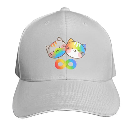 Autistic Cat Animal Cap Fashion Casual Baseball Caps