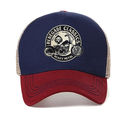 Vintage Glory Bounds Motorcycle USA Heavy Metal Baseball Cap