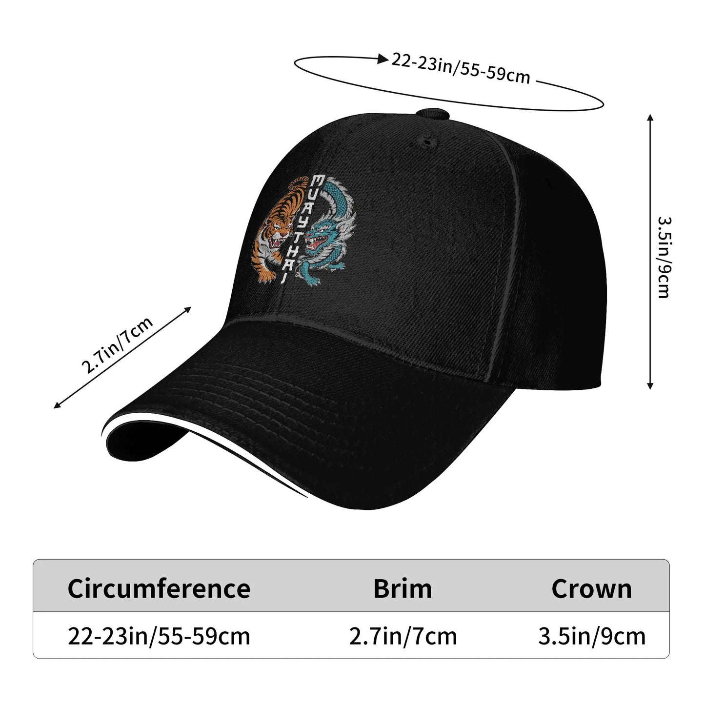 Muay Thai Thailand Boxing Muay Thai Fan Sun Baseball Cap