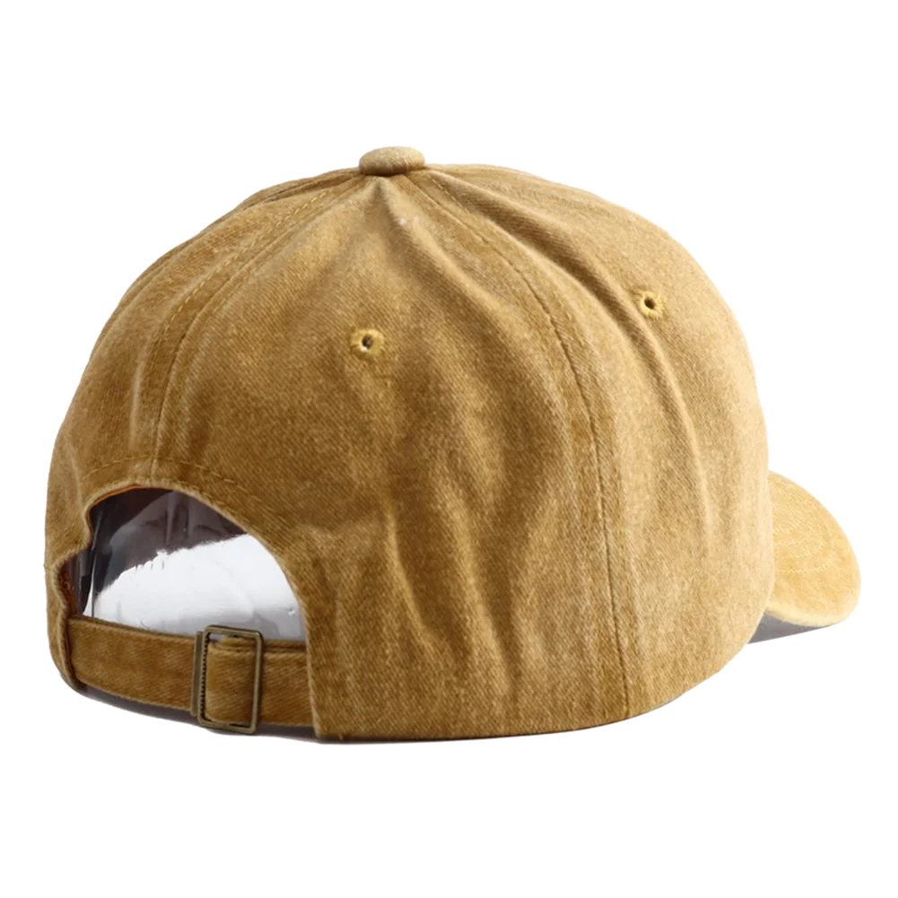 Retro Letter Embroidered Baseball Cap For Women Men