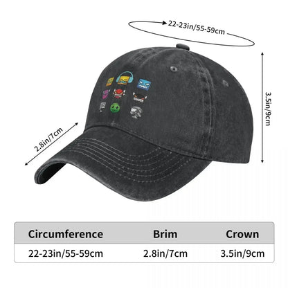 New Geometry Dash Casual Baseball Cap