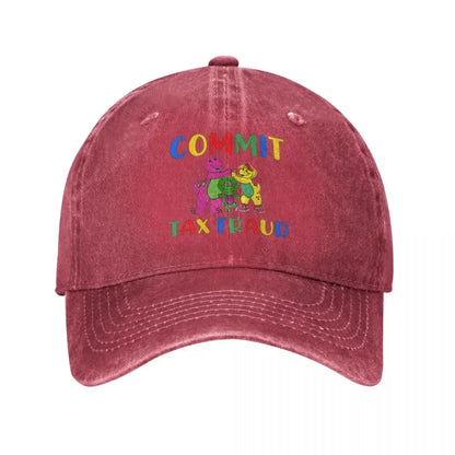 Barney Commit Tax Fraud Baseball Cap