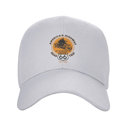 Routes 66 100th Anniversary The Mother Road  Golf Hat Merch Vintage Baseball Cap