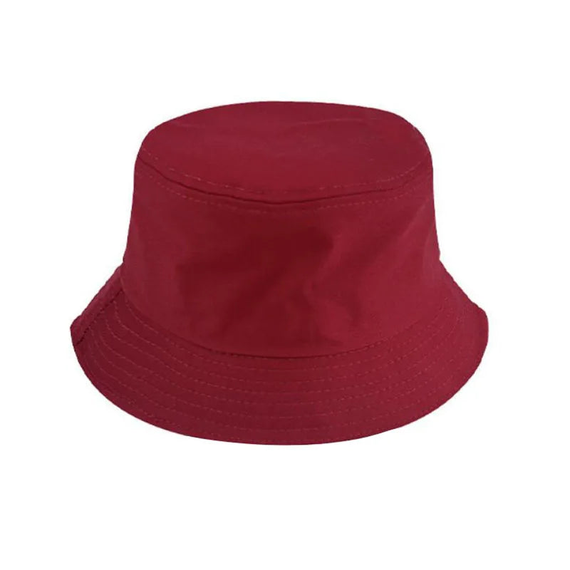 Men Outdoor Mountaineering Embroidery Solid Fisherman Hat Bucket Hat For Women