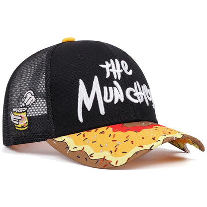 THE Donut Embroidered Breathable Cotton Mesh Hat Baseball Hat
