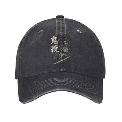 Pure Color Dad Hats Inspired Women's Hat Sun Visor Baseball Caps Demon Slayer